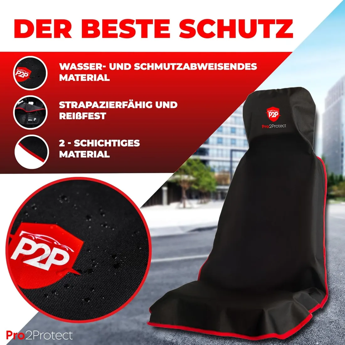 Autositzschoner Anwendung